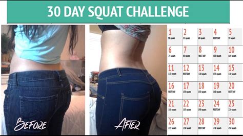30 day squat challenge results|Woman Shocked by Results From 100 Squats a Day Challenge .